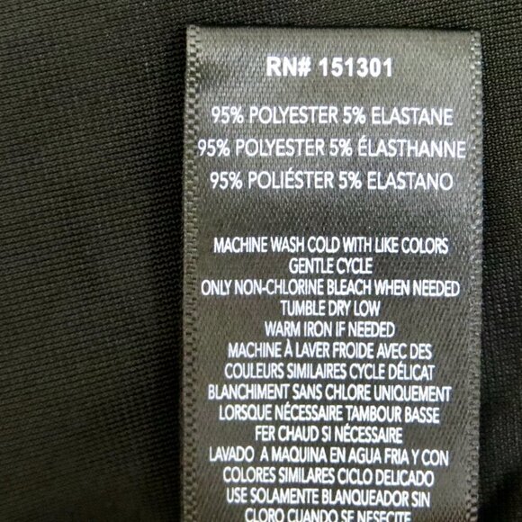 NEW! Good American Snake Print Burnout Velour Bodysuit Long Sleeves Black SZ L - Picture 15 of 15